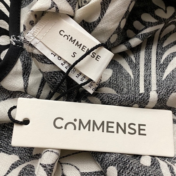 Commense Black and White Patterned Dress - Picture 8 of 10